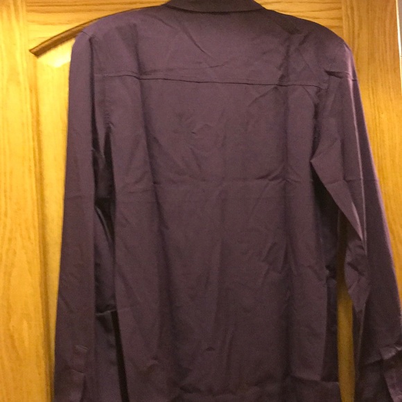 Dress/casual NWOT- plum dress shirt to help girls - Picture 3 of 3